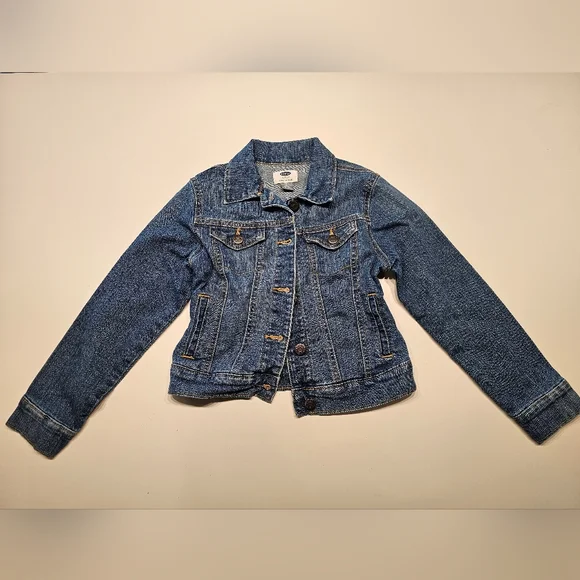 Old Navy Girls Denim Jacket Size 8 - Picture 2 of 5